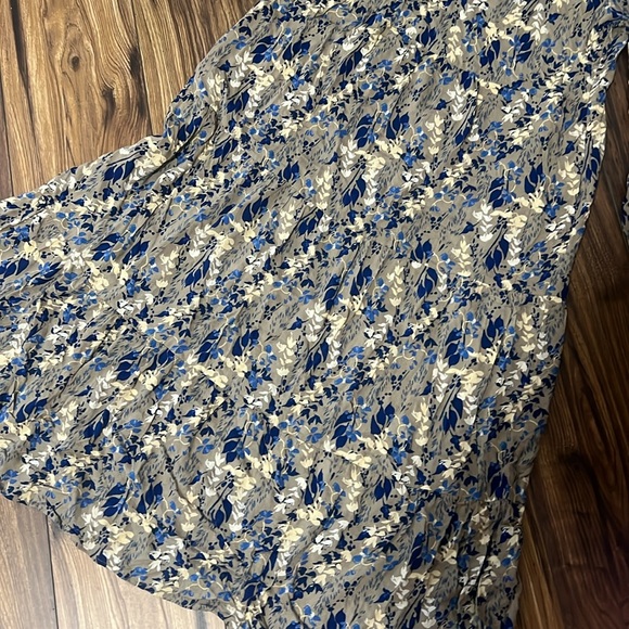Midi maxi flowy floral dress,  size S - Picture 2 of 4